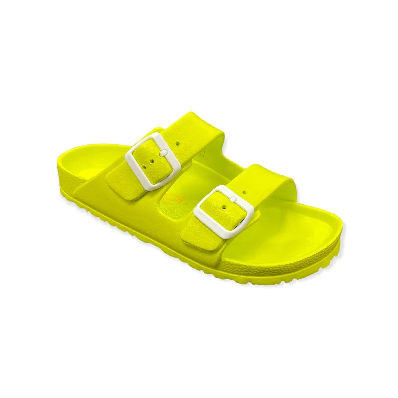 Lightweight Women's Mesh - Paneled Sandals in Yellow for BreathabilityAlexis EVA - Lime Green Lightweight Women's Mesh - Paneled Sandals in Yellow for BreathabilityAlexis EVA - Lime Green