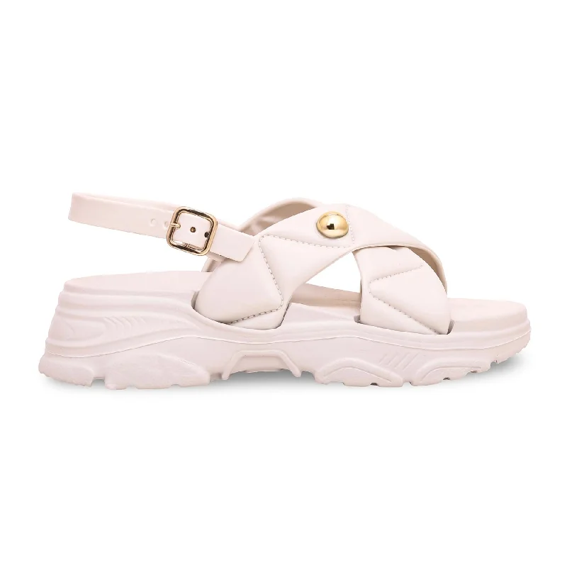 Shock - Absorbing Women's Sandals with a Soft Insole in Black for Active LifestylesCream Casual Sandal CL9254 Shock - Absorbing Women's Sandals with a Soft Insole in Black for Active LifestylesCream Casual Sandal CL9254