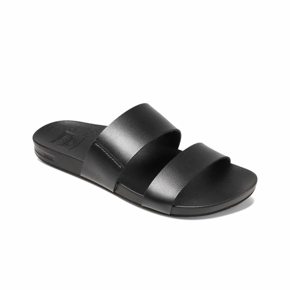 Women's Cork - Soled Espadrille Sandals with a Rope - Trimmed Upper in Navy for a Summer VibeCushion Vista - Black Women's Cork - Soled Espadrille Sandals with a Rope - Trimmed Upper in Navy for a Summer VibeCushion Vista - Black