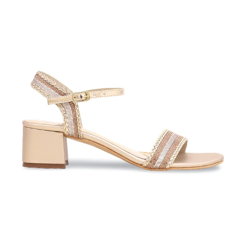 Women's Sandals with a Glitter - Coated Strap in Gold for a Sparkly Summer OutfitGolden Fancy Sandal FN5620 Women's Sandals with a Glitter - Coated Strap in Gold for a Sparkly Summer OutfitGolden Fancy Sandal FN5620