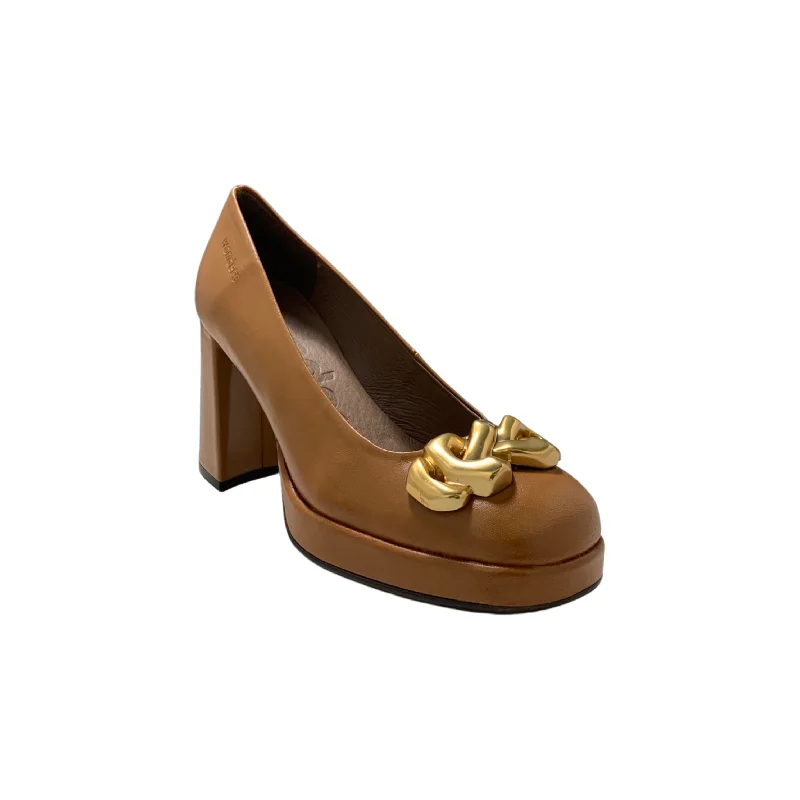 Elastic - Back Women's Loafers in Teal for Easy On - and - OffH5920 Camel Block Heel Elastic - Back Women's Loafers in Teal for Easy On - and - OffH5920 Camel Block Heel