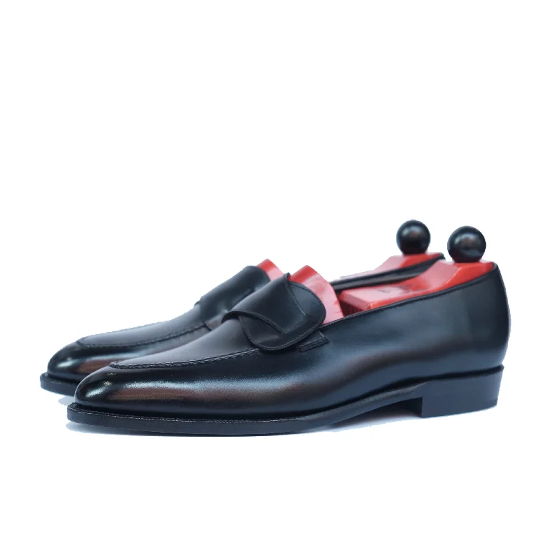 Women's Cashmere - Lined Loafers in Burgundy for Warmth in WinterHawthorne - Black Calf Women's Cashmere - Lined Loafers in Burgundy for Warmth in WinterHawthorne - Black Calf