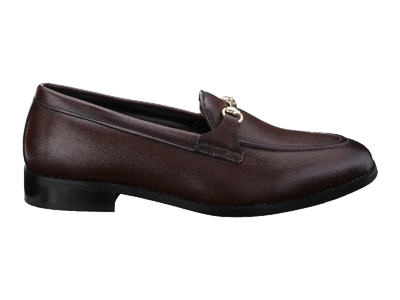 Adjustable Strap Women's Loafers in Tan for a Custom FitHenley Brown Horsebit Buckle Loafers. Adjustable Strap Women's Loafers in Tan for a Custom FitHenley Brown Horsebit Buckle Loafers.