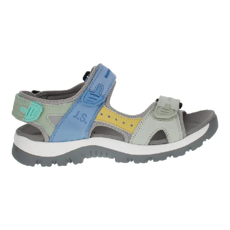 Waterproof Women's Rubber Beach Sandals with Arch Support in Blue for Water ActivitiesJosef Seibel 263510 Bella 10 11 501 Blue Combi Waterproof Women's Rubber Beach Sandals with Arch Support in Blue for Water ActivitiesJosef Seibel 263510 Bella 10 11 501 Blue Combi