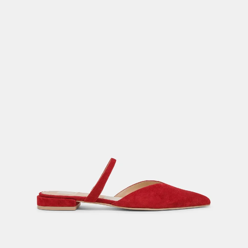 Child - Friendly Women's Loafers in Purple for Moms on the GoKANIKA FLATS CRIMSON SUEDE Child - Friendly Women's Loafers in Purple for Moms on the GoKANIKA FLATS CRIMSON SUEDE