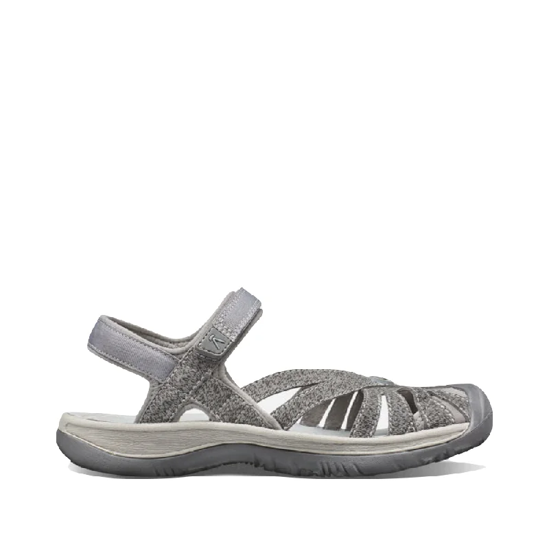 Sustainable Women's Recycled Material Sandals in Beige for Eco - Conscious ShoppersKEEN Women's Rose Waterproof Sandal in Gargoyle Grey Sustainable Women's Recycled Material Sandals in Beige for Eco - Conscious ShoppersKEEN Women's Rose Waterproof Sandal in Gargoyle Grey