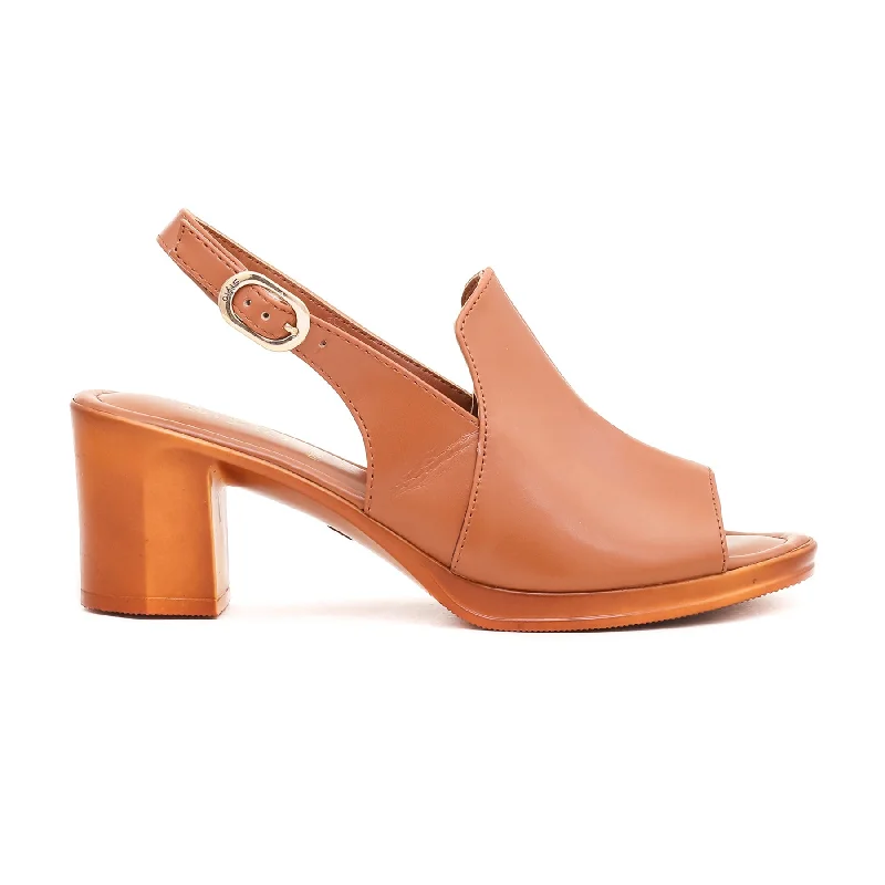 Women's Sandals with a Wedge Heel and a Tassel Detail in Orange for a Trendy LookMustard Formal Sandal PU0088