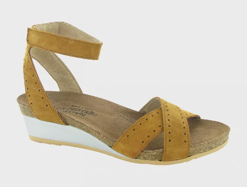 Women's Flat Slide Sandals with a Memory Foam Insole in White for All - Day ComfortNaot Wand Women's Flat Slide Sandals with a Memory Foam Insole in White for All - Day ComfortNaot Wand