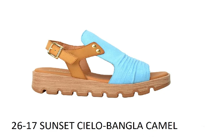 Waterproof Women's Rubber Beach Sandals with Arch Support in Blue for Water ActivitiesPaula Urban 26 17 Sunset Cielo Waterproof Women's Rubber Beach Sandals with Arch Support in Blue for Water ActivitiesPaula Urban 26 17 Sunset Cielo