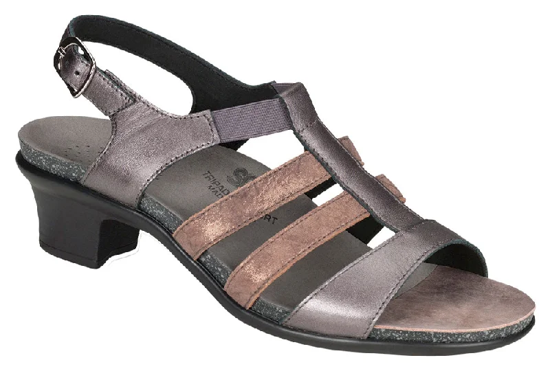 Women's Sandals with a Glitter - Coated Strap in Gold for a Sparkly Summer OutfitSAS Allegro Women's Sandals with a Glitter - Coated Strap in Gold for a Sparkly Summer OutfitSAS Allegro