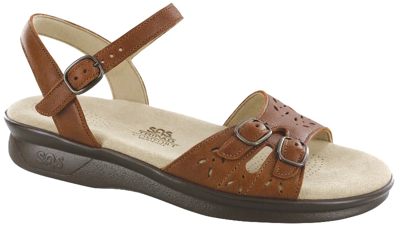 Women's Leather - Strapped Sandals with a Braided Detail in Brown for a Rustic AppealSAS Duo Women's Leather - Strapped Sandals with a Braided Detail in Brown for a Rustic AppealSAS Duo