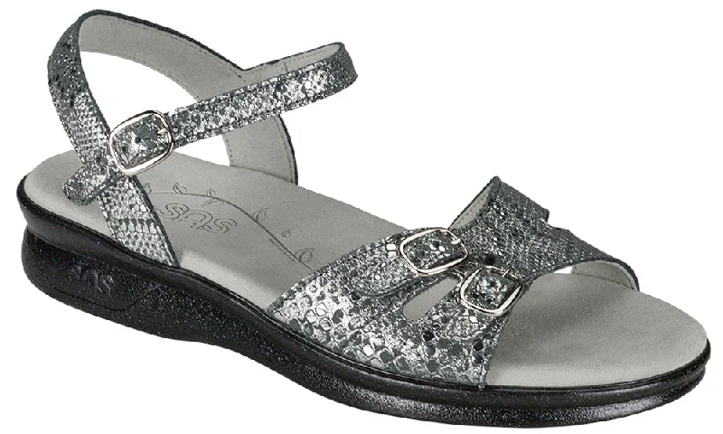 Women's Rhinestone - Embellished Open - Toe Sandals in Silver for a Glamorous Party LookSAS Duo 25 Women's Rhinestone - Embellished Open - Toe Sandals in Silver for a Glamorous Party LookSAS Duo 25