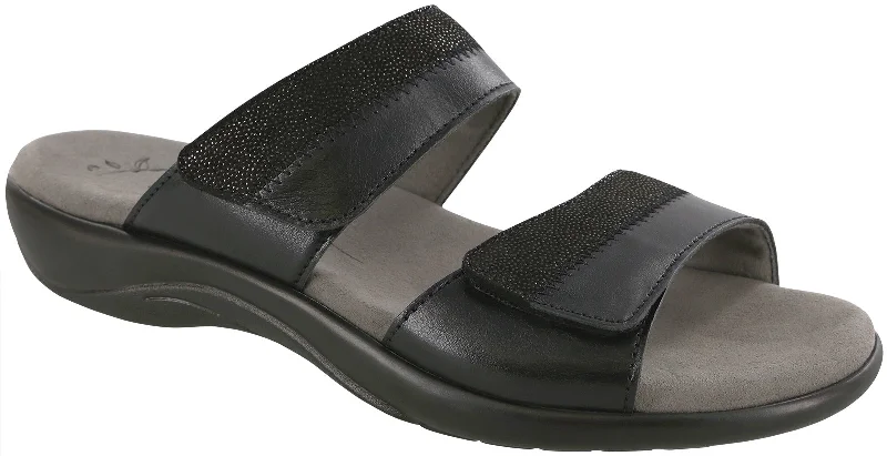 Women's Sandals with a Glitter - Coated Strap in Gold for a Sparkly Summer OutfitSAS Nudu Slide Women's Sandals with a Glitter - Coated Strap in Gold for a Sparkly Summer OutfitSAS Nudu Slide