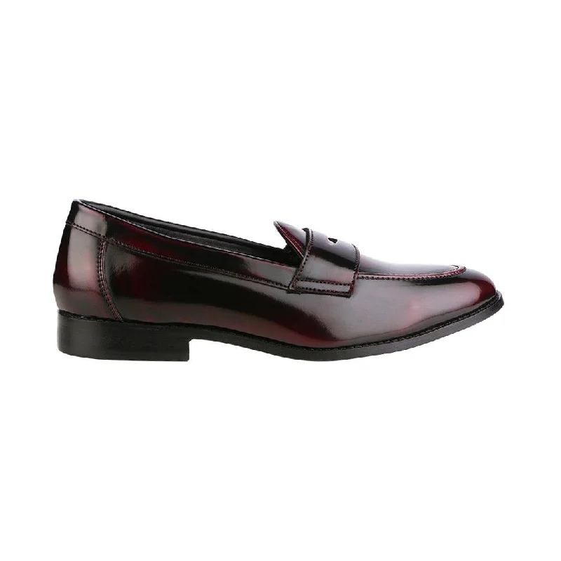 Shock - Absorbing Women's Loafers in Gray for Active LifestylesSiena Timeless Patent Cherry/Black Classic Penny Loafers Shock - Absorbing Women's Loafers in Gray for Active LifestylesSiena Timeless Patent Cherry/Black Classic Penny Loafers