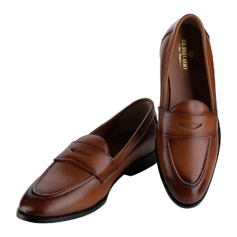 Women's Fur - Lined Loafers in Tan for a Cozy Winter OptionSiena Timeless Tan Classic Penny Loafers Women's Fur - Lined Loafers in Tan for a Cozy Winter OptionSiena Timeless Tan Classic Penny Loafers