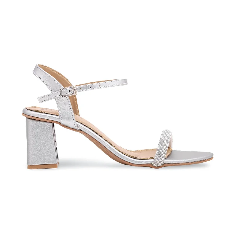 Women's Sandals with a Floral - Printed Upper in Pink for a Feminine Spring LookSilver Fancy Sandal FN5801 Women's Sandals with a Floral - Printed Upper in Pink for a Feminine Spring LookSilver Fancy Sandal FN5801