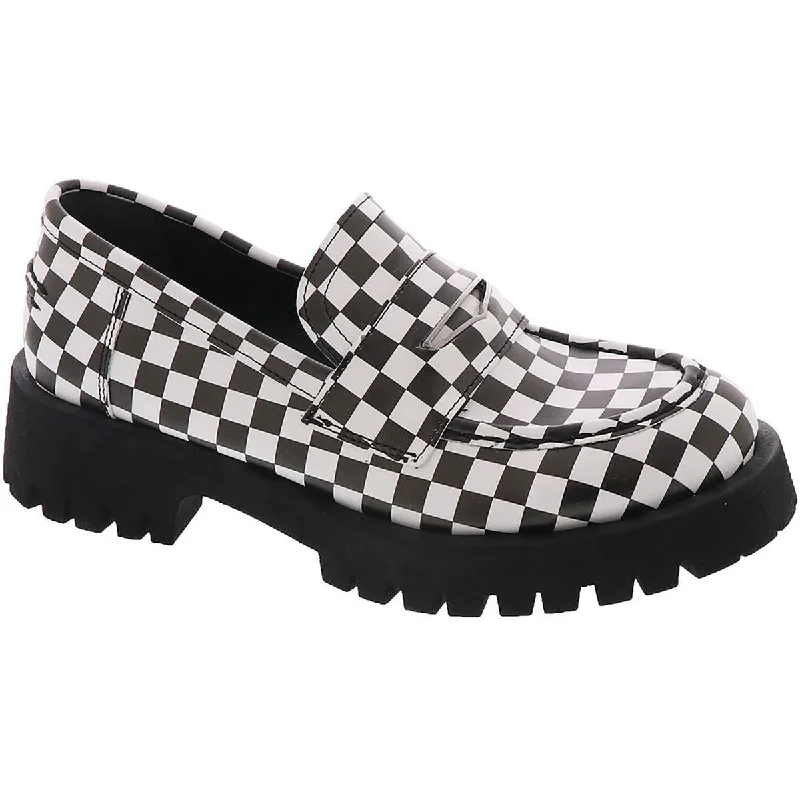 Shock - Absorbing Women's Oxfords in Gray for Active LifestylesSteve Madden Womens Lawrence Lugged Sole Platform Loafers Shock - Absorbing Women's Oxfords in Gray for Active LifestylesSteve Madden Womens Lawrence Lugged Sole Platform Loafers