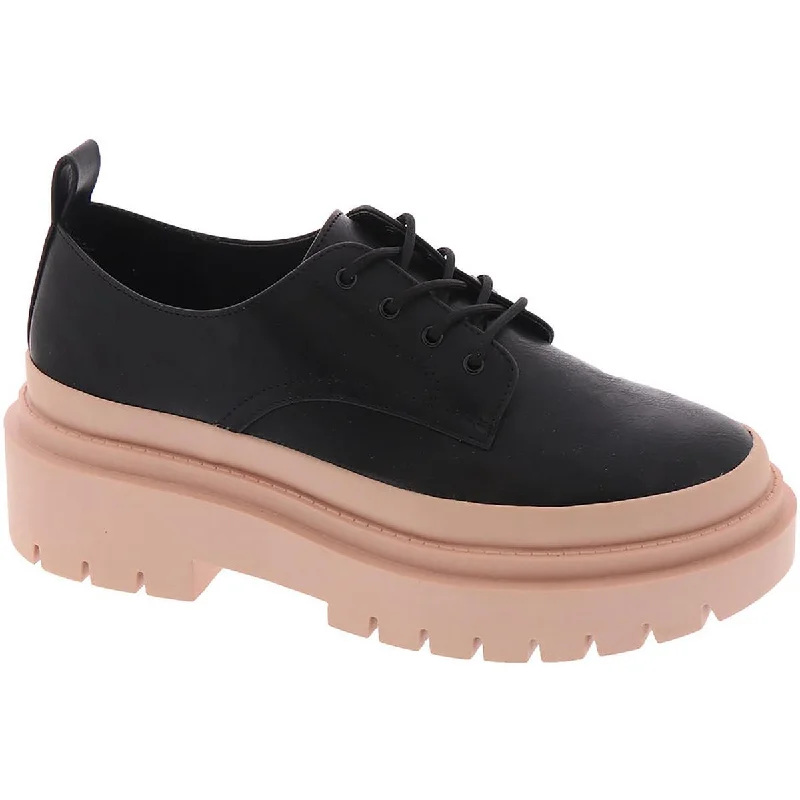 Women's Patent Leather Oxfords with a Glossy Finish in Gold for a Glamorous Night OutSteve Madden Womens MALENE Faux Leather Platform Oxfords Women's Patent Leather Oxfords with a Glossy Finish in Gold for a Glamorous Night OutSteve Madden Womens MALENE Faux Leather Platform Oxfords