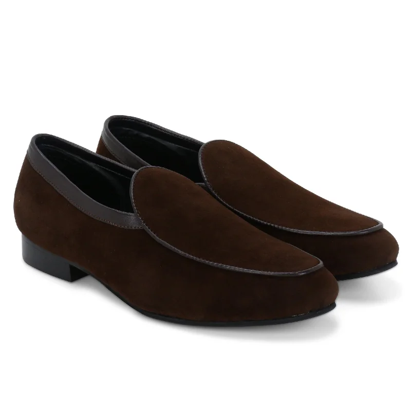 Lightweight Women's Mesh - Paneled Loafers in White for BreathabilityBoston Brown Suede Classic Loafer Lightweight Women's Mesh - Paneled Loafers in White for BreathabilityBoston Brown Suede Classic Loafer