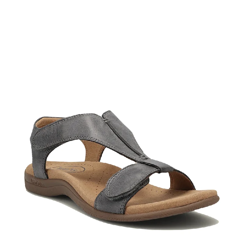 Sustainable Women's Recycled Material Sandals in Beige for Eco - Conscious ShoppersTaos Women's The Show Sandal in Steel Sustainable Women's Recycled Material Sandals in Beige for Eco - Conscious ShoppersTaos Women's The Show Sandal in Steel