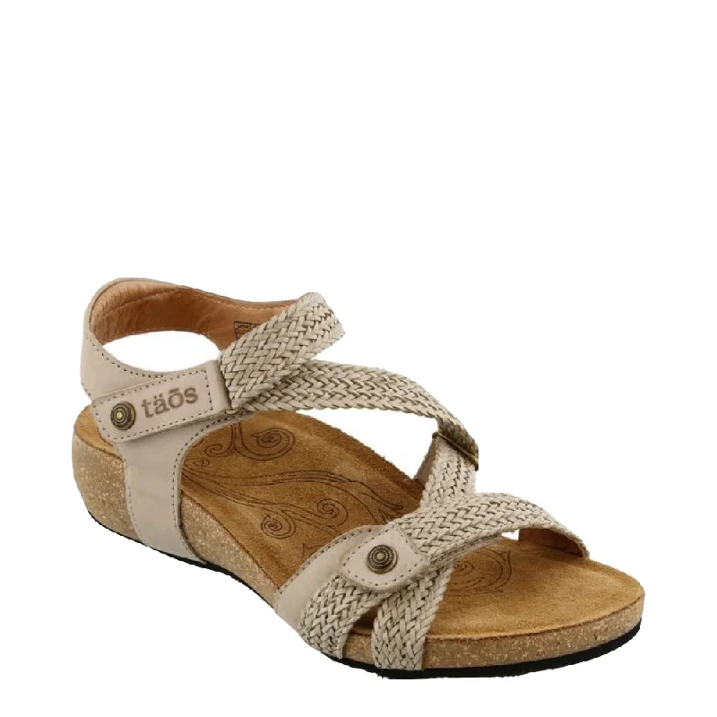 Women's Rhinestone - Embellished Open - Toe Sandals in Silver for a Glamorous Party LookTaos Women's Trulie Strap Sandal in Stone Women's Rhinestone - Embellished Open - Toe Sandals in Silver for a Glamorous Party LookTaos Women's Trulie Strap Sandal in Stone