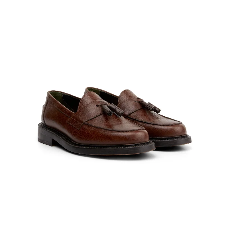 Women's Premium Leather Tassel Loafers in Dark Brown for a Classic Office LookThe Clásico Tassel Loafer, Chocolate Women's Premium Leather Tassel Loafers in Dark Brown for a Classic Office LookThe Clásico Tassel Loafer, Chocolate