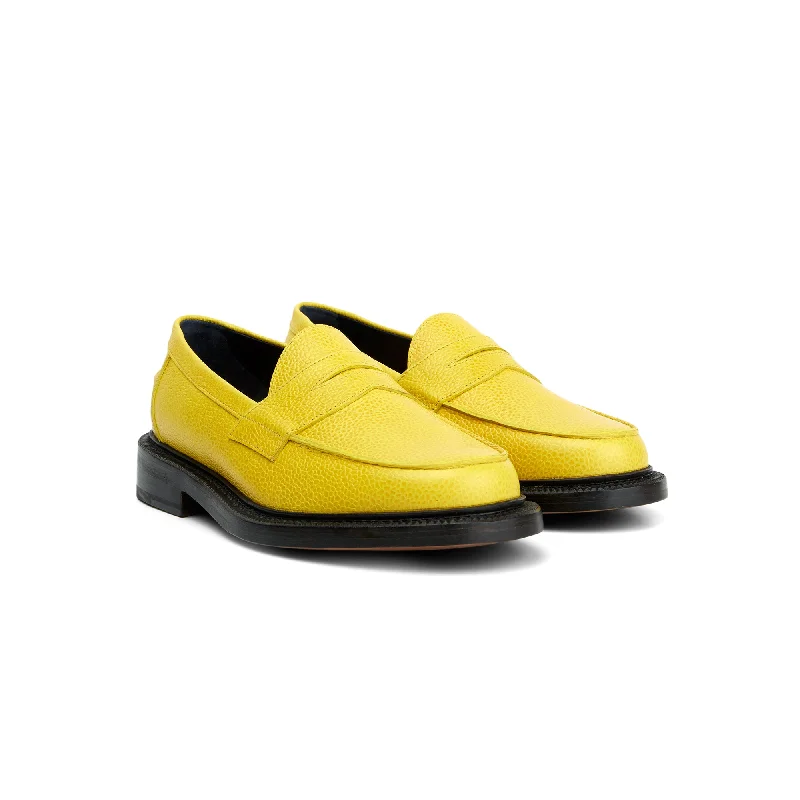 Sustainable Women's Recycled Material Loafers in Gray for Eco - Conscious ShoppersThe Ellis Penny Loafer, Canary Sustainable Women's Recycled Material Loafers in Gray for Eco - Conscious ShoppersThe Ellis Penny Loafer, Canary