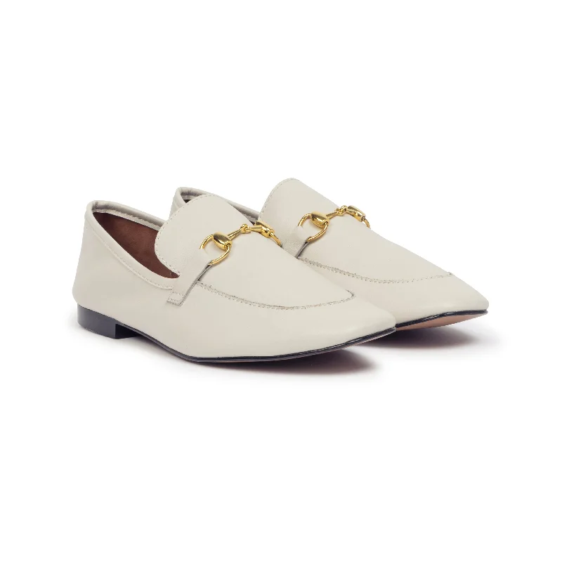 Lightweight Women's Mesh - Paneled Loafers in White for BreathabilityThe Saturday Brunch Loafer | Ivory