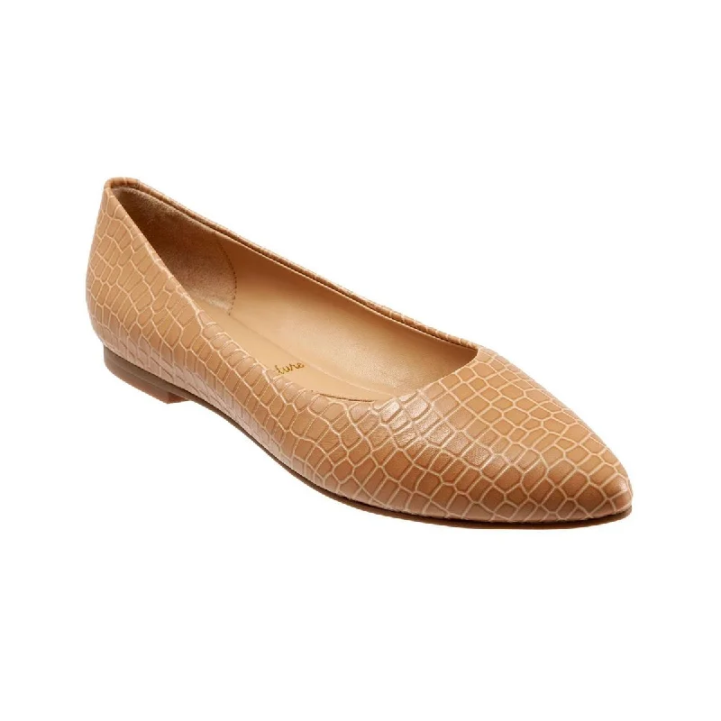 Women's Premium Full - Grain Leather Oxfords in Dark Brown for a Classic Office LookTrotters Womens Estee Padded Insole Slip On Flats Women's Premium Full - Grain Leather Oxfords in Dark Brown for a Classic Office LookTrotters Womens Estee Padded Insole Slip On Flats