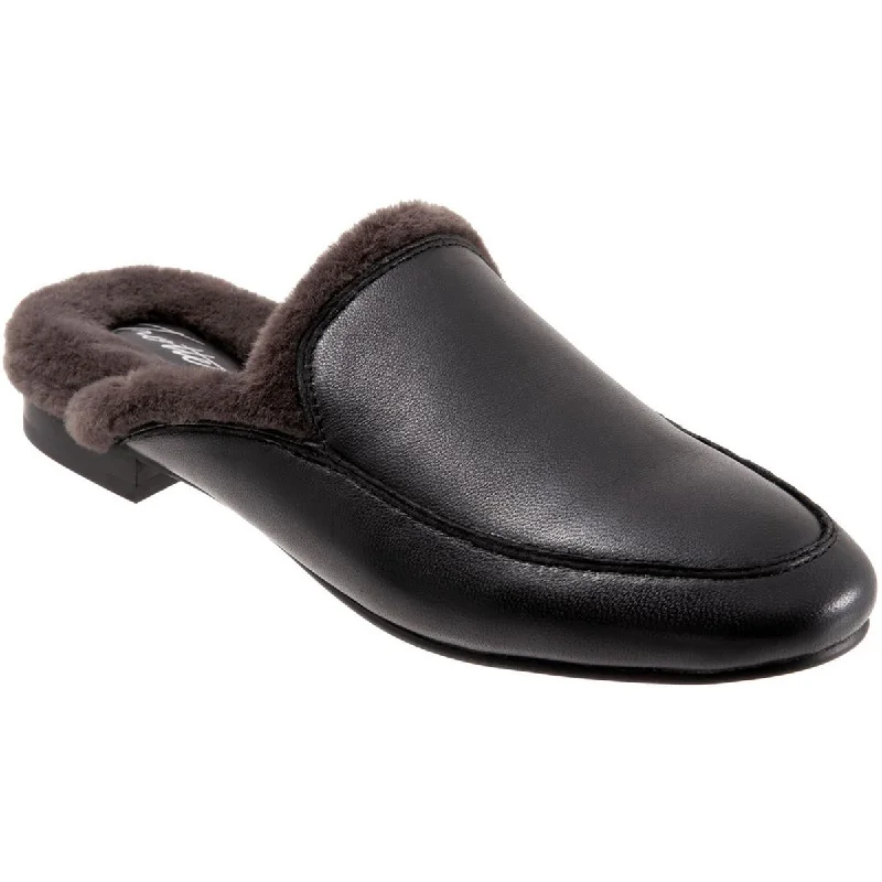 Sustainable Recycled Material Women's Oxfords in Gray for Eco - Conscious ShoppersTrotters Womens Ginette Slip On Padded Insole Mules Sustainable Recycled Material Women's Oxfords in Gray for Eco - Conscious ShoppersTrotters Womens Ginette Slip On Padded Insole Mules
