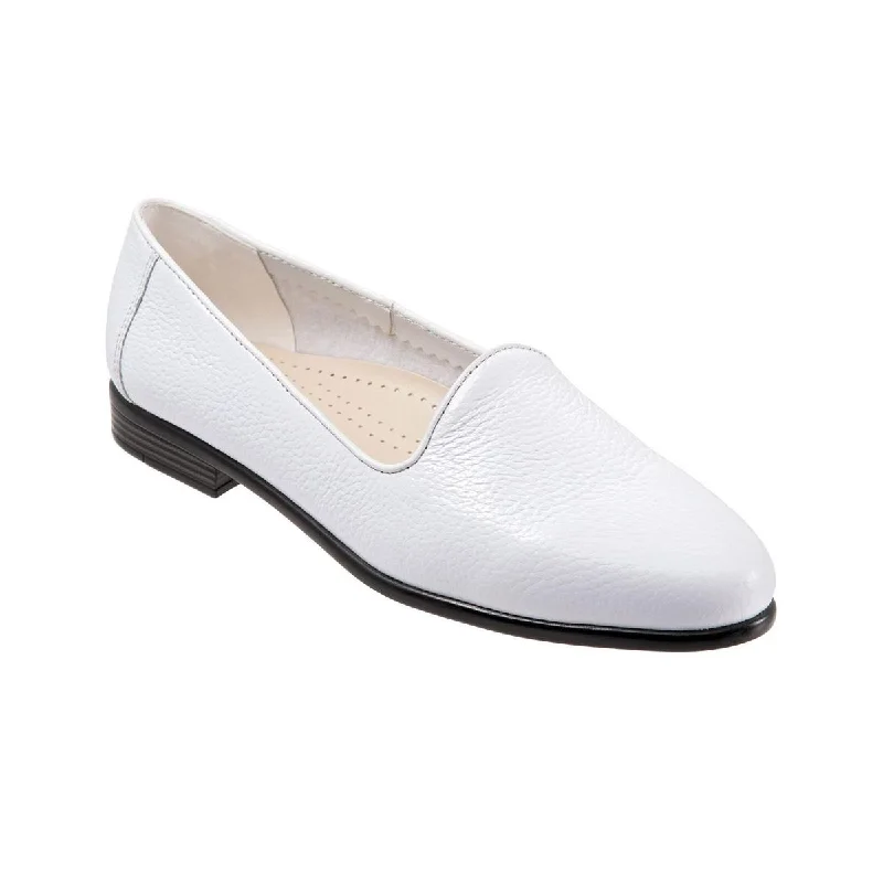 Non - Slip Rubber Sole Women's Oxfords in Navy for Wet and Slippery ConditionsTrotters Womens Liz Leather Slip On Smoking Loafers Non - Slip Rubber Sole Women's Oxfords in Navy for Wet and Slippery ConditionsTrotters Womens Liz Leather Slip On Smoking Loafers