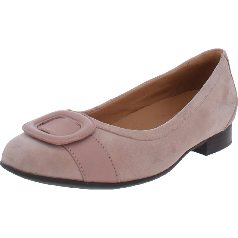Women's Memory Foam Insole Oxfords in Pink for All - Day ComfortUnstructured by Clarks Womens Suede Heeled Ballet Flats Women's Memory Foam Insole Oxfords in Pink for All - Day ComfortUnstructured by Clarks Womens Suede Heeled Ballet Flats