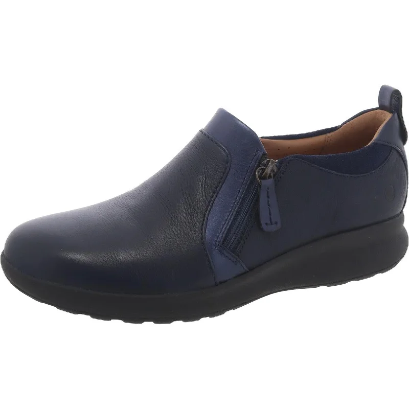 Orthopedic - Friendly Women's Oxfords with Arch Support in Brown for Foot HealthUnstructured by Clarks Womens un adorn zip Leather Slip On Flat Shoes Orthopedic - Friendly Women's Oxfords with Arch Support in Brown for Foot HealthUnstructured by Clarks Womens un adorn zip Leather Slip On Flat Shoes