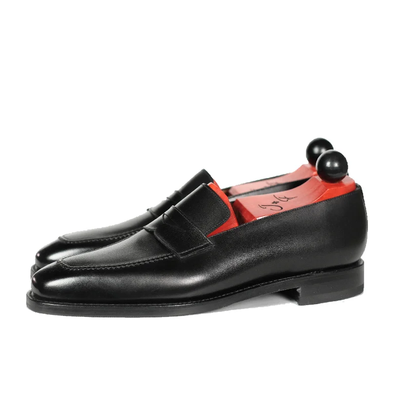 Shock - Absorbing Women's Loafers in Gray for Active LifestylesWashington - Black Calf Shock - Absorbing Women's Loafers in Gray for Active LifestylesWashington - Black Calf