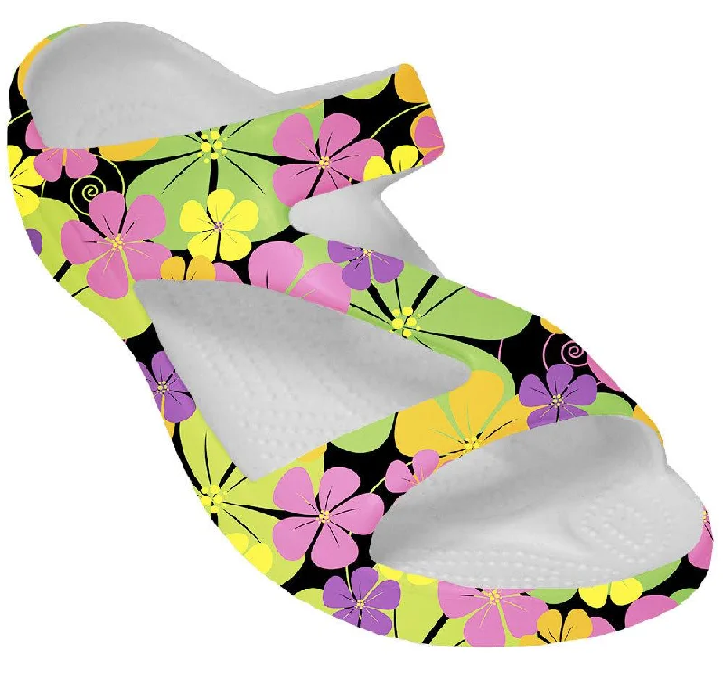 Women's Cork - Soled Espadrille Sandals with a Rope - Trimmed Upper in Navy for a Summer VibeWomen's Loudmouth Z Sandals - Big Poppies Women's Cork - Soled Espadrille Sandals with a Rope - Trimmed Upper in Navy for a Summer VibeWomen's Loudmouth Z Sandals - Big Poppies