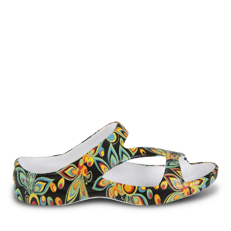 Women's Sandals with a Floral - Printed Upper in Pink for a Feminine Spring LookWomen's Loudmouth Z Sandals - Shagadelic Black Women's Sandals with a Floral - Printed Upper in Pink for a Feminine Spring LookWomen's Loudmouth Z Sandals - Shagadelic Black