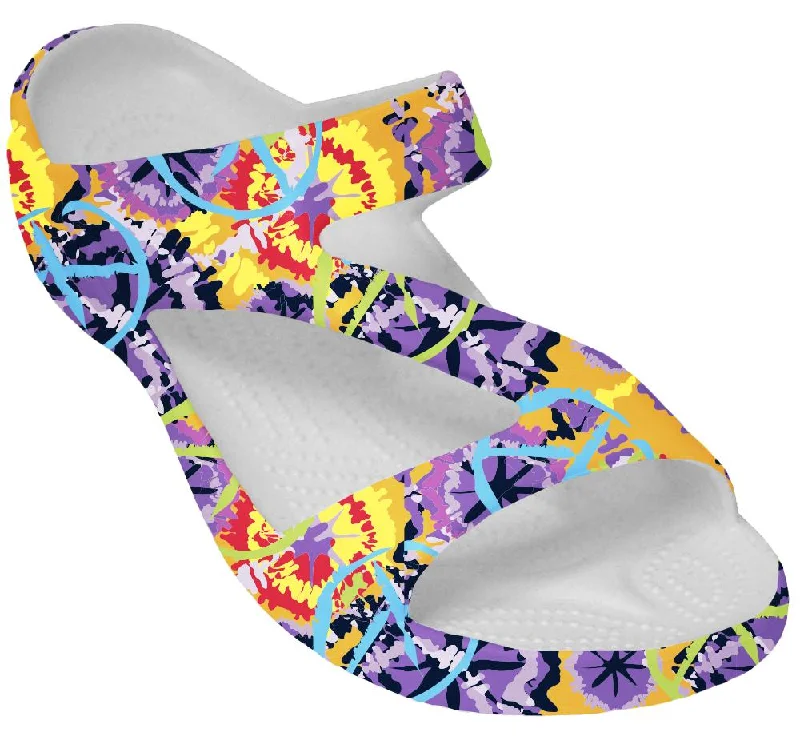 Plus Size Women's Wide - Width Platform Sandals in Black for Added Comfort and HeightWomen's Loudmouth Z Sandals - Woodystock Plus Size Women's Wide - Width Platform Sandals in Black for Added Comfort and HeightWomen's Loudmouth Z Sandals - Woodystock