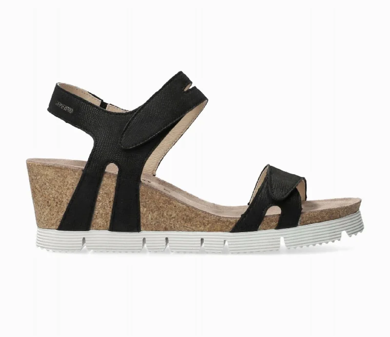 Women's Ankle - Strap Sandals with a Block Heel in Red for a Sophisticated Style Sustainable Women's Recycled Material Sandals in Beige for Eco - Conscious ShoppersEmelia Wedge Sandal In Black Women's Ankle - Strap Sandals with a Block Heel in Red for a Sophisticated Style Sustainable Women's Recycled Material Sandals in Beige for Eco - Conscious ShoppersEmelia Wedge Sandal In Black