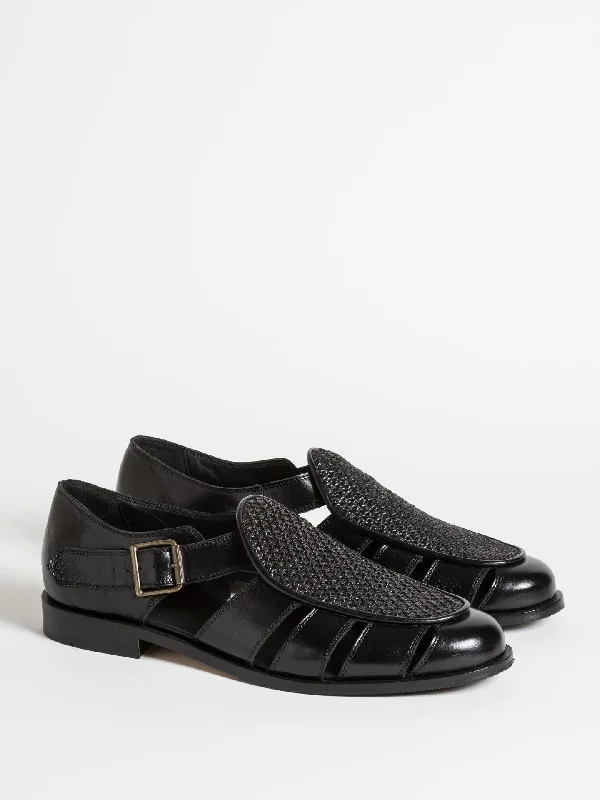 Women's Sandals with a Glitter - Coated Strap in Gold for a Sparkly Summer Outfit Anti - Slip Women's Sandals with a Grooved Sole in Green for Outdoor AdventuresFRANCK BLACK RAFFIA Women's Sandals with a Glitter - Coated Strap in Gold for a Sparkly Summer Outfit Anti - Slip Women's Sandals with a Grooved Sole in Green for Outdoor AdventuresFRANCK BLACK RAFFIA