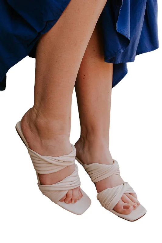 Women's Rhinestone - Embellished Open - Toe Sandals in Silver for a Glamorous Party Look Women's Leather - Strapped Sandals with a Braided Detail in Brown for a Rustic AppealLayla Heel Sandals In Ivory Women's Rhinestone - Embellished Open - Toe Sandals in Silver for a Glamorous Party Look Women's Leather - Strapped Sandals with a Braided Detail in Brown for a Rustic AppealLayla Heel Sandals In Ivory