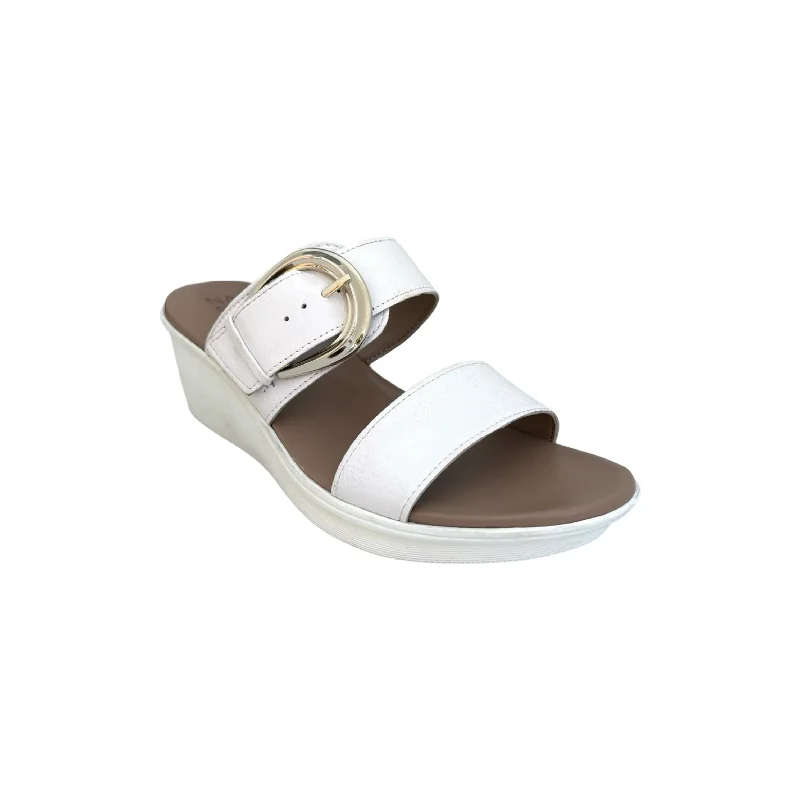 Women's Ankle - Strap Sandals with a Block Heel in Red for a Sophisticated Style Sustainable Women's Recycled Material Sandals in Beige for Eco - Conscious ShoppersRabia White Wedge Slide Women's Ankle - Strap Sandals with a Block Heel in Red for a Sophisticated Style Sustainable Women's Recycled Material Sandals in Beige for Eco - Conscious ShoppersRabia White Wedge Slide