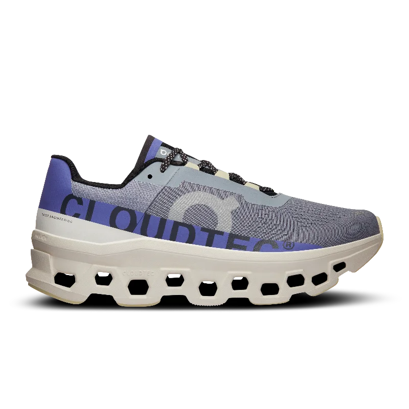 Women's Running Shoes with a Toe Box Reinforcement in Silver for Toe ProtectionCloudmonster Women's Running Shoes with a Toe Box Reinforcement in Silver for Toe ProtectionCloudmonster