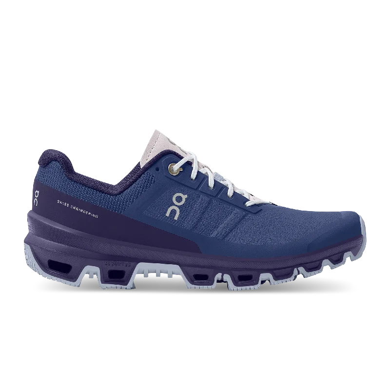 Wide - Width Women's Cushioned Sole Running Shoes in Navy for Comfortable StridesCloudventure Wide - Width Women's Cushioned Sole Running Shoes in Navy for Comfortable StridesCloudventure