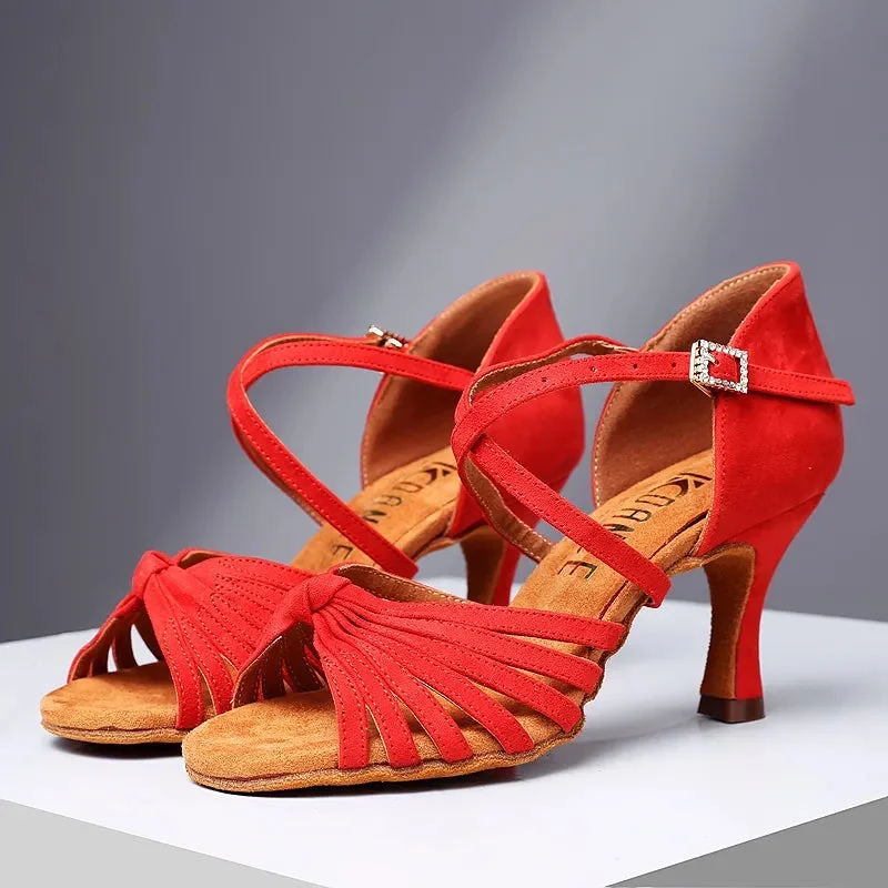 Heel - Protector Hip - Hop Dance Shoes in Brown for Long - Lasting UseKCDANCE Women's Red Customized Heel Ankle Strap Latin Shoes Ballroom Dance Shoes Heel - Protector Hip - Hop Dance Shoes in Brown for Long - Lasting UseKCDANCE Women's Red Customized Heel Ankle Strap Latin Shoes Ballroom Dance Shoes