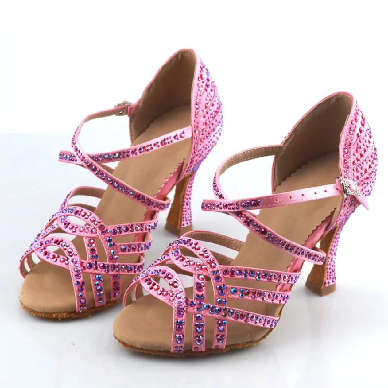 Sparkly Rhinestone - Embellished Hip - Hop Dance Shoes in Gold for a Glamorous LookDS Women's Pink Sparkling Glitter Customized Heel Latin Shoes Salsa Shoes Ballroom Dance Shoes Sparkly Rhinestone - Embellished Hip - Hop Dance Shoes in Gold for a Glamorous LookDS Women's Pink Sparkling Glitter Customized Heel Latin Shoes Salsa Shoes Ballroom Dance Shoes