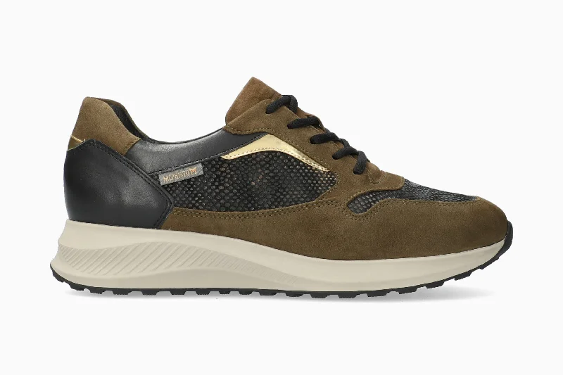 Women's Sneakers with Hidden Wedges for a Subtle Height Boost and Added StyleKarin - Loden Women's Sneakers with Hidden Wedges for a Subtle Height Boost and Added StyleKarin - Loden