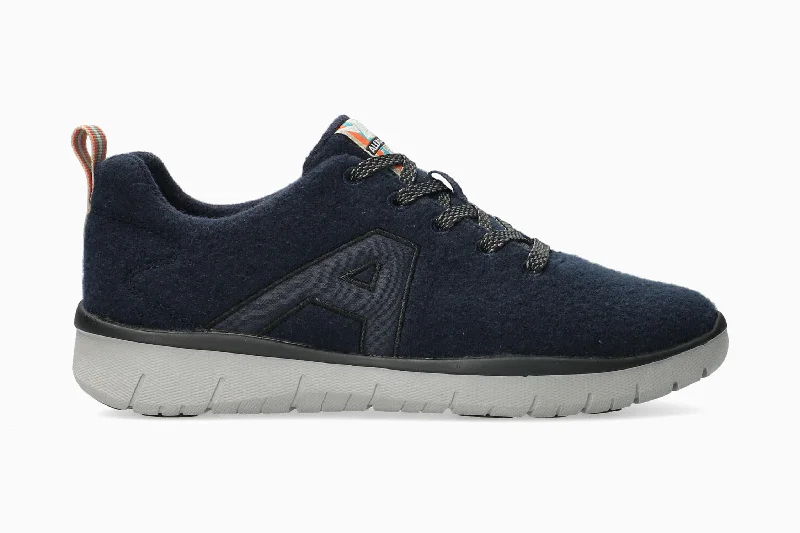 Women's Sneakers with Hidden Wedges for a Subtle Height Boost and Added StyleLa Viva - Indigo Women's Sneakers with Hidden Wedges for a Subtle Height Boost and Added StyleLa Viva - Indigo