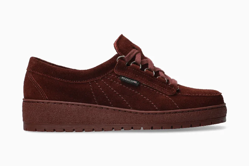 Women's Sneakers with Hidden Wedges for a Subtle Height Boost and Added StyleLady - Cordovan Women's Sneakers with Hidden Wedges for a Subtle Height Boost and Added StyleLady - Cordovan