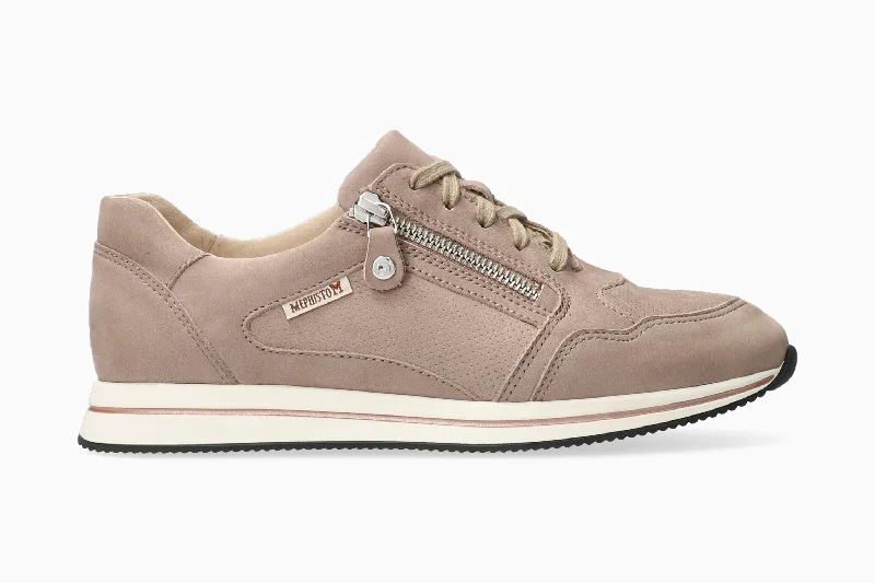 Women's Sneakers with Heel - Stabilizing Technology for Better Balance During RunningLeenie - Light Taupe Women's Sneakers with Heel - Stabilizing Technology for Better Balance During RunningLeenie - Light Taupe