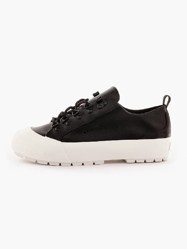 Chunky - Sole Women's Platform Sneakers in White for a Trendy Street Style LookWomen's Black Casual Shoes Chunky - Sole Women's Platform Sneakers in White for a Trendy Street Style LookWomen's Black Casual Shoes
